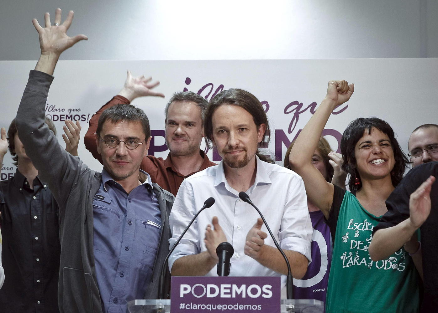 PabloIglesiasliderdelaformacionPodemosenlanochedelaseleccioneseuropeas1